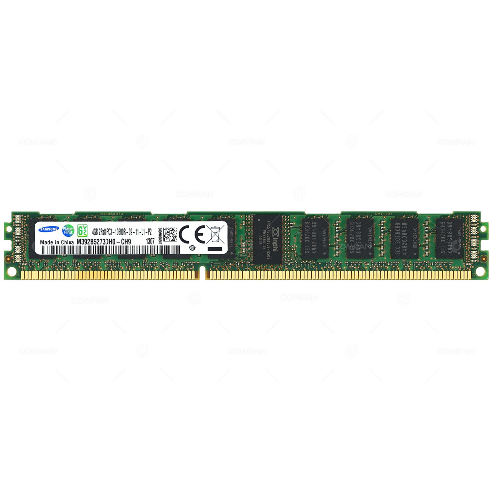 M392B5273DH0-CH9 SAMSUNG DDR3 SDRAM 4GB 2RX8 PC3-10600 1333MHZ RDIMM LOW PROFILE